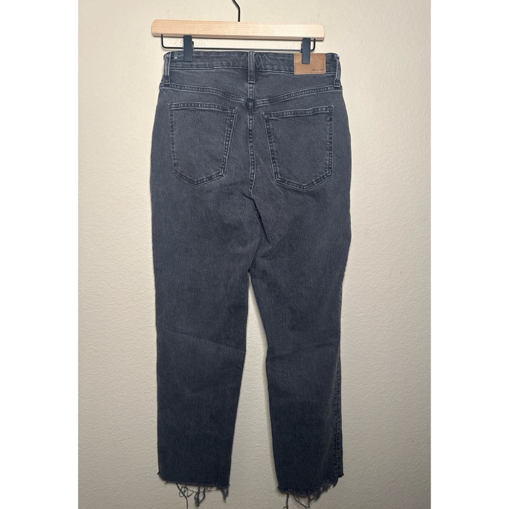 Madewell‎ Curvy Perfect Vintage Straight Jeans Size 28 in Black - Picture 3 of 8